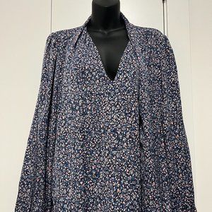Banana Republic Tie-Neck Blouse - XL Tall